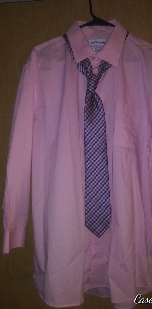 Men's dress shirt and tie